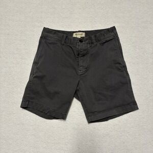 Madewell Chino Shorts Gray Mens 29 Preppy Coolmax All Season Technology